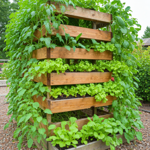 Vertical vegetable garden 