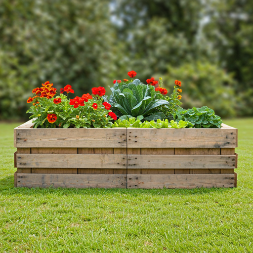 Pallet Raised Garden Bed
